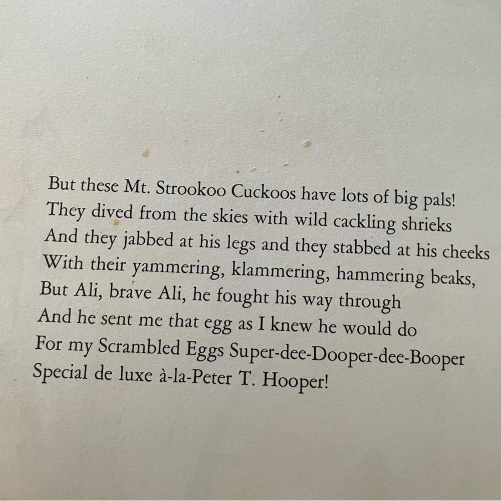 Scrambled Eggs Super! by Dr. Seuss Book - Picture 4 of 8
